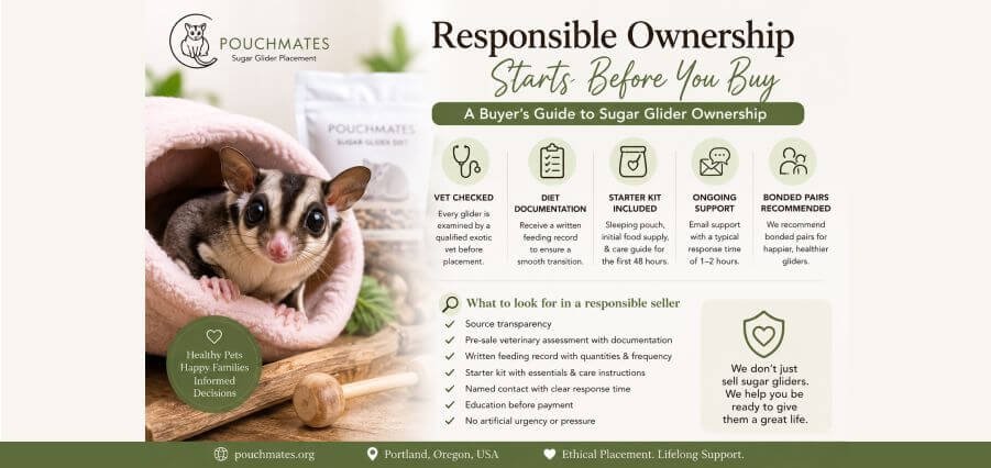 You are currently viewing Pouchmates Review: A Responsible Guide to Sugar Glider Ownership